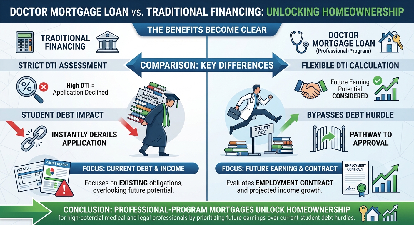 Comparing Professional Loans to Traditional Financing