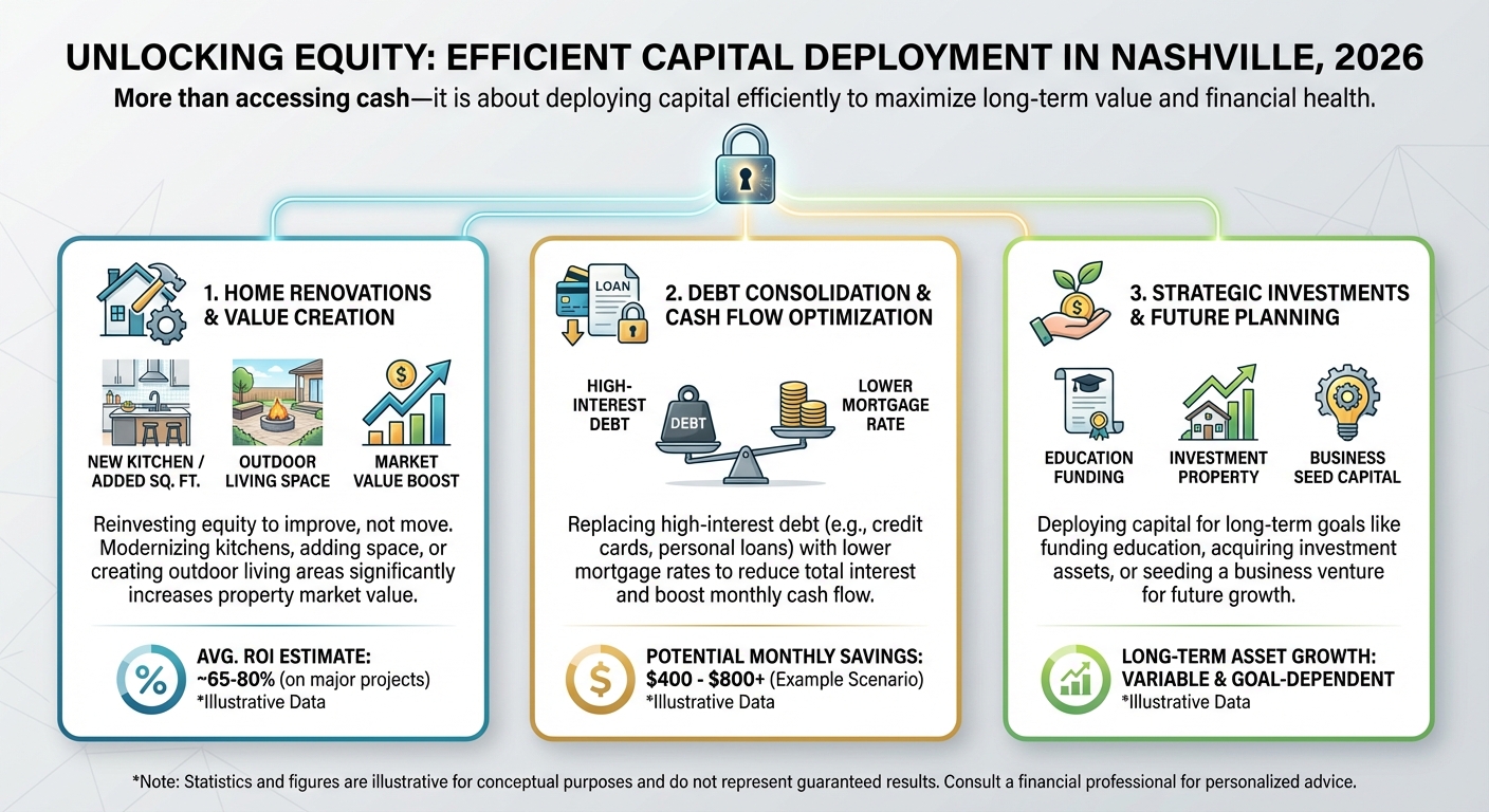 Create a professional infographic about this content. Context: Unlocking equity is about more than j