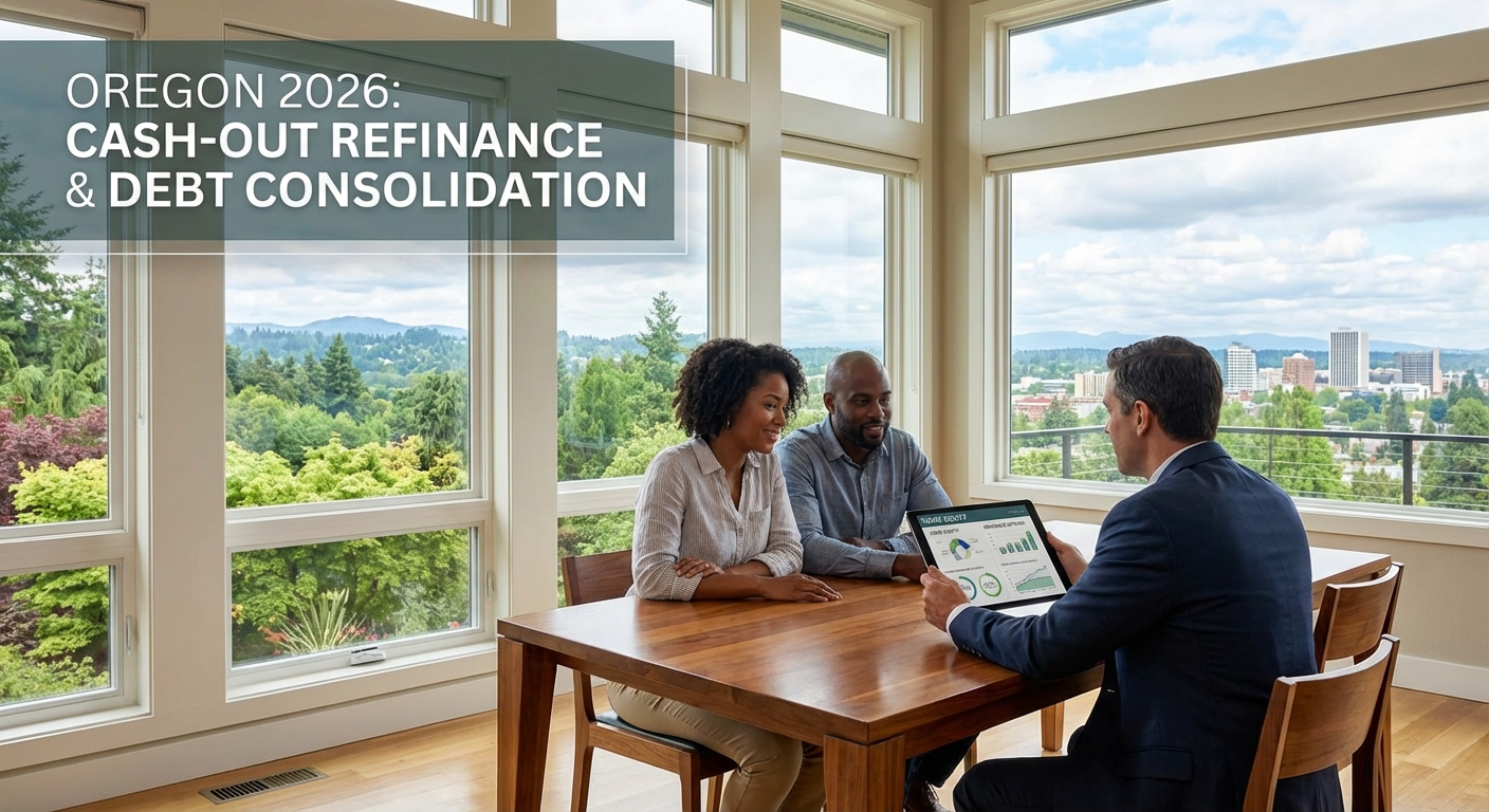 Create a professional hero image for this section. Context: Cash-Out Refinance and Debt Consolidatio