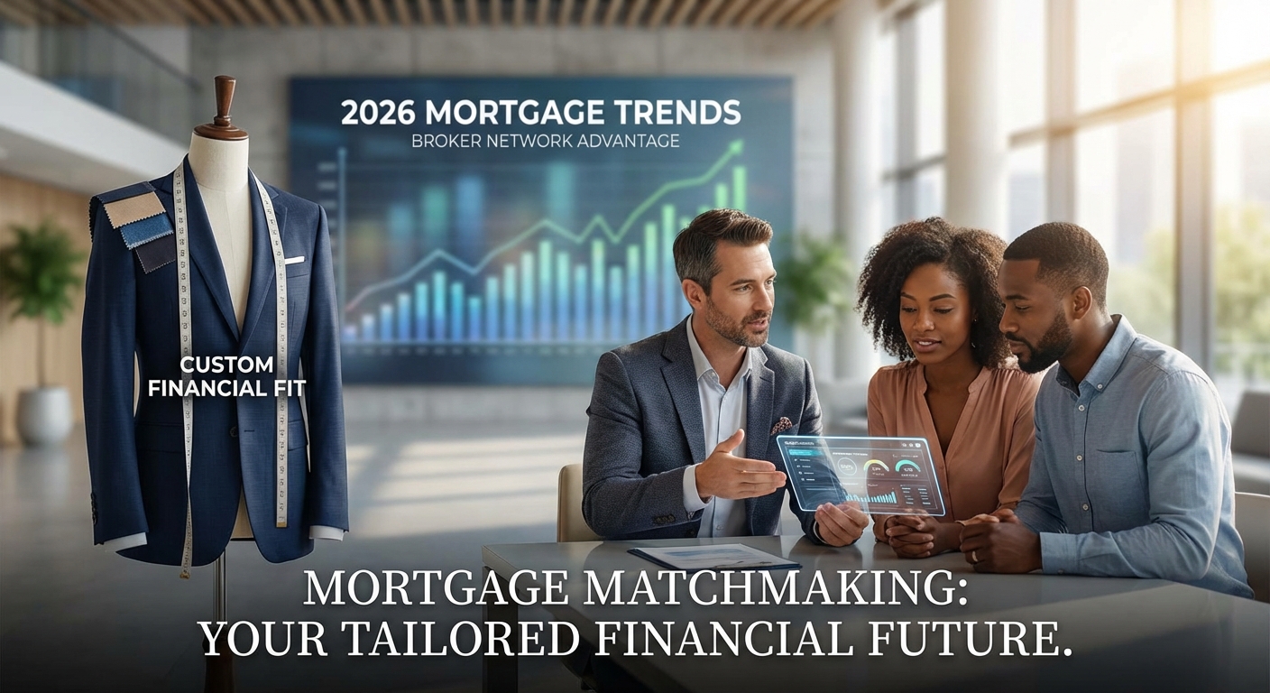 Create a professional hero image for this section. Context: Mortgage Matchmaking 2026: How a Broker