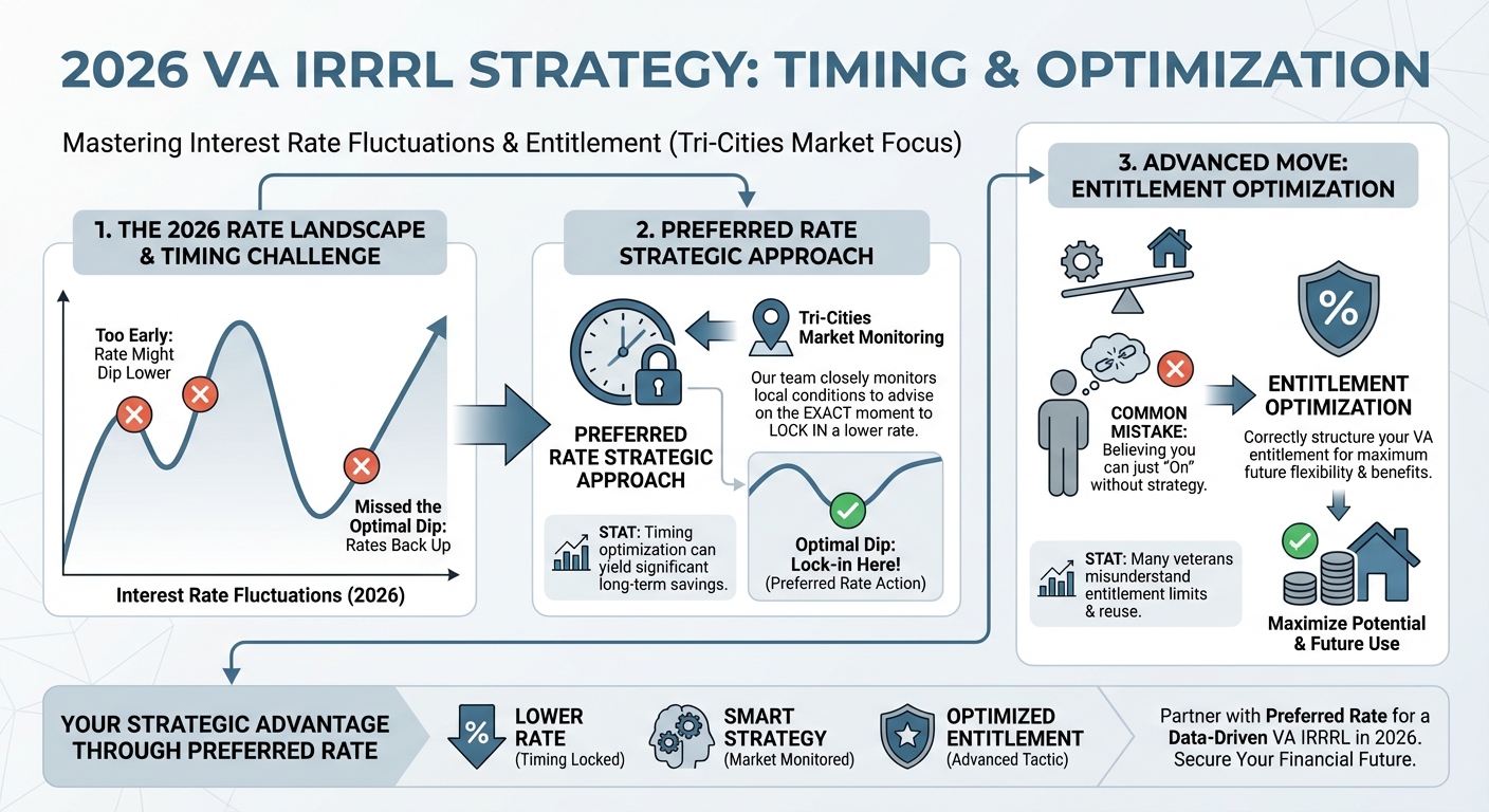Create a professional infographic about this content. Context: The VA Interest Rate Reduction Refina