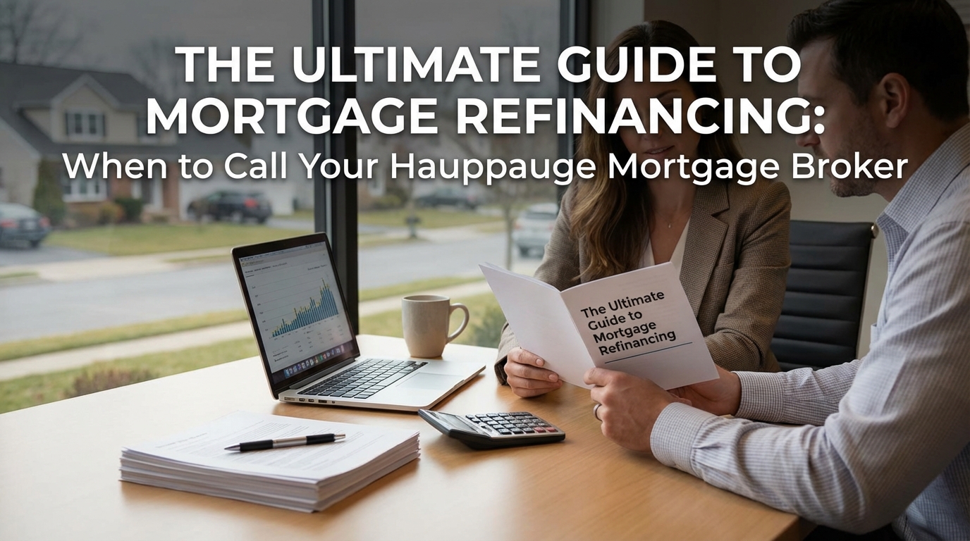 Create a professional hero image for: The Ultimate Guide to Mortgage Refinancing: When to Call Your 