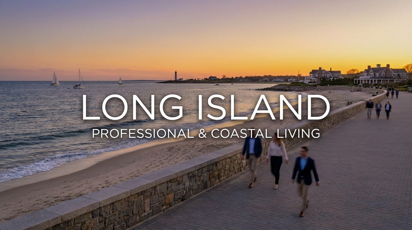 Create a professional hero image for: Long Island
