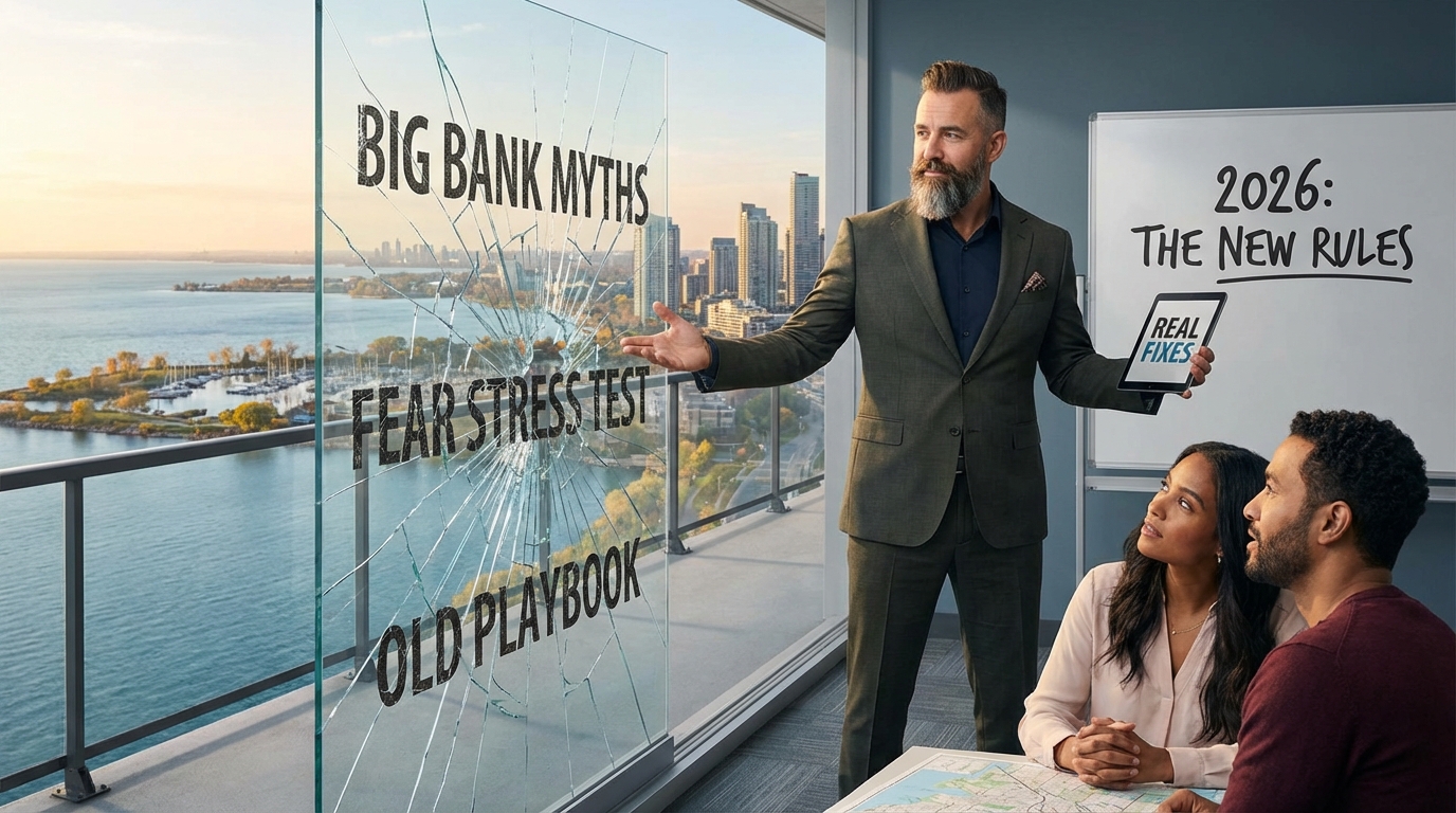 Create a professional hero image for this section. Context: The Contrarian Broker