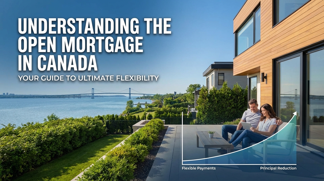 Create a professional hero image for this section. Context: Understanding the Open Mortgage in Canad