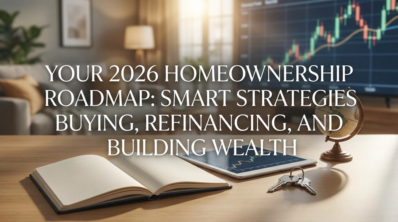 Create a professional hero image for: Your 2026 Homeownership Roadmap: Smart Strategies for Buying, 