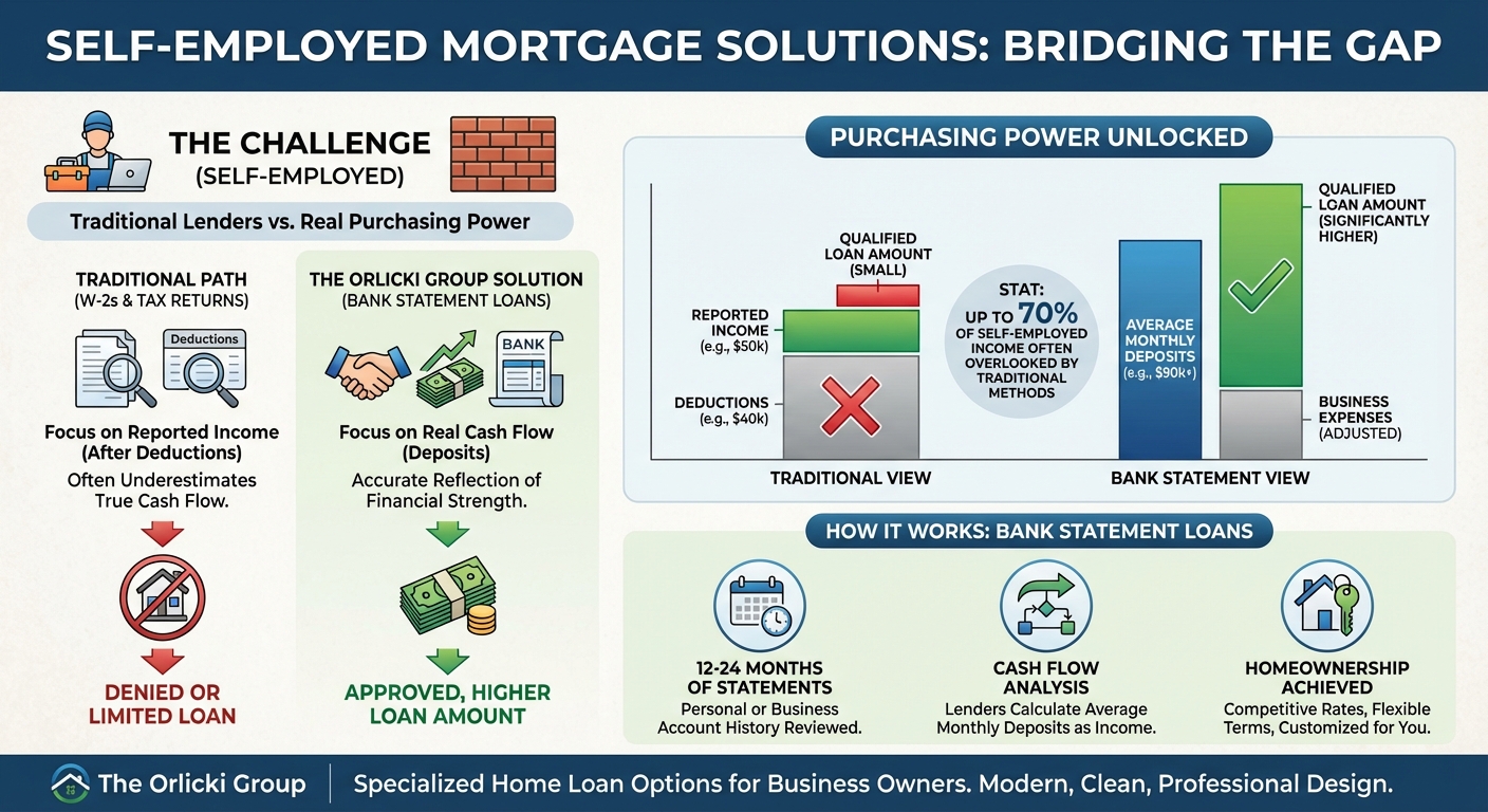 Creative Financing for Self-Employed Borrowers, Contractors and Unique Situations